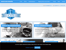 Tablet Screenshot of cito-krakow.pl